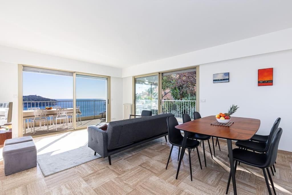 Villefranche Sur Mer:Appartement-Villa, Vue Mer, Jardin, Parking. エクステリア 写真