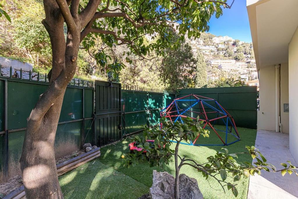 Villefranche Sur Mer:Appartement-Villa, Vue Mer, Jardin, Parking. エクステリア 写真