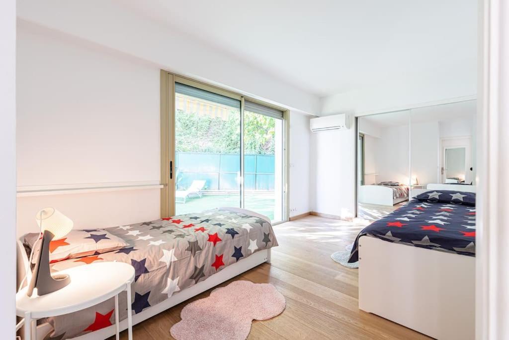 Villefranche Sur Mer:Appartement-Villa, Vue Mer, Jardin, Parking. エクステリア 写真