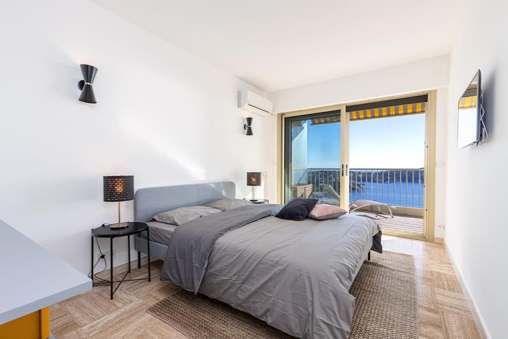 Villefranche Sur Mer:Appartement-Villa, Vue Mer, Jardin, Parking. エクステリア 写真